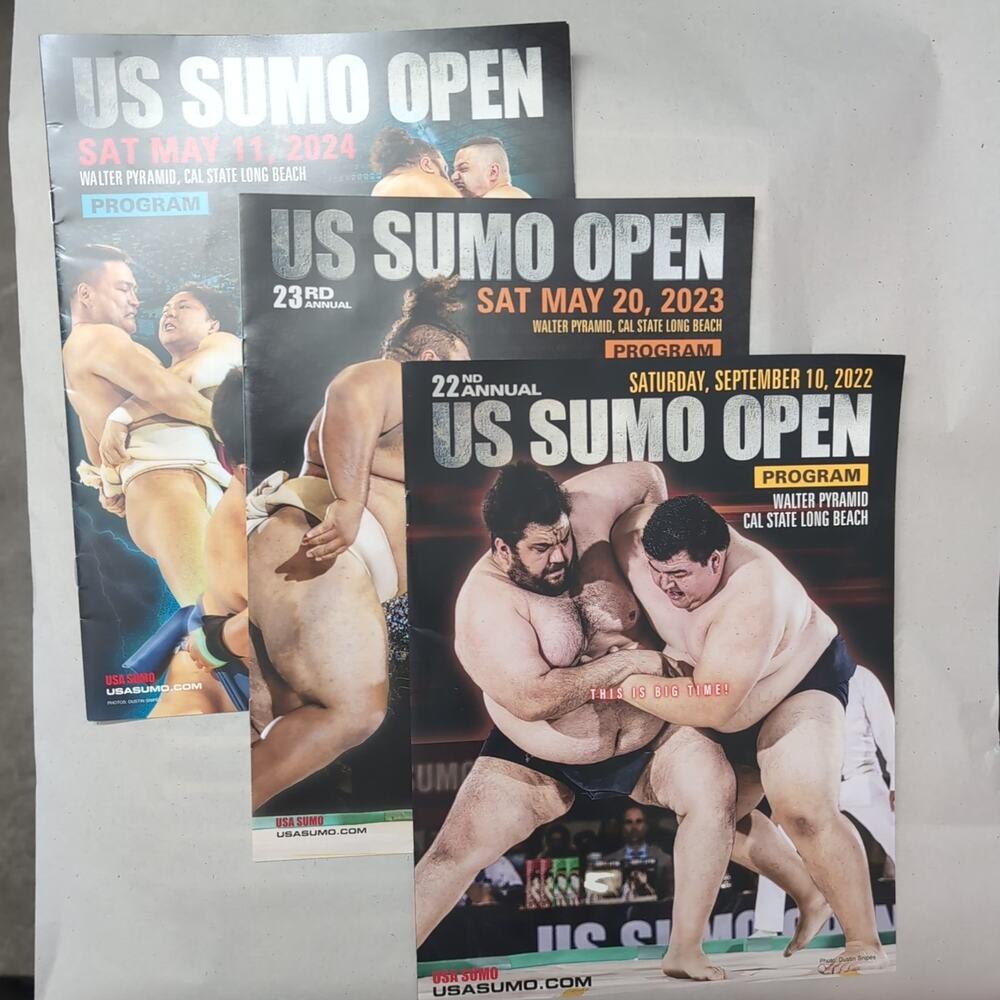 2022 2023 2024 U.S. SUMO OPEN TOURNAMENT Programs Lot